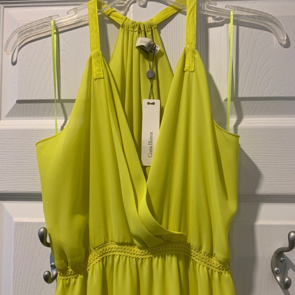 Yellow chartreuse maxi dress - Picture 5 of 6